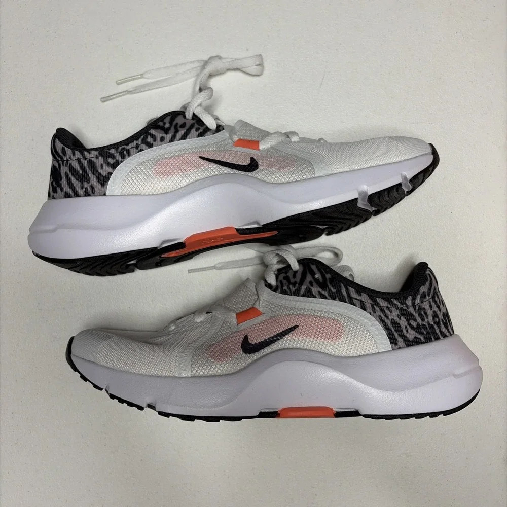 Nike In-Season TR‎ 13 PRM Womens 7.5 White Leopard Training Shoes FQ7205-100 NEW